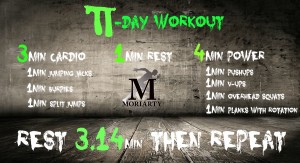 National Pi-Day Workout Moriarty Physical Therapy