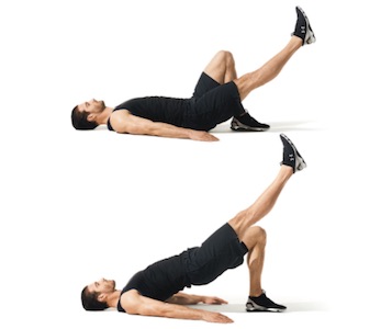 Hip Internal / External rotation – Rotate at the hips as far externally and then internally as you can.